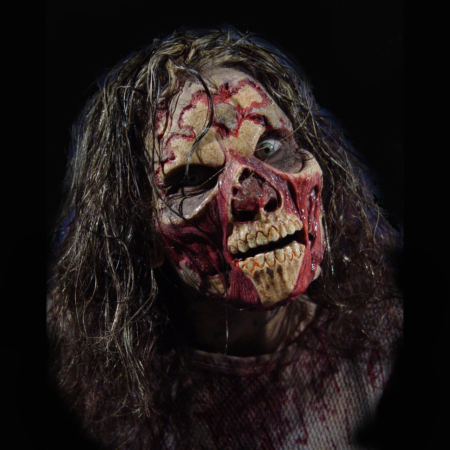 Zombie Decayed Foam Latex Prosthetic