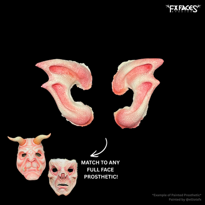 Double Tip Ears Foam Latex Prosthetic Set