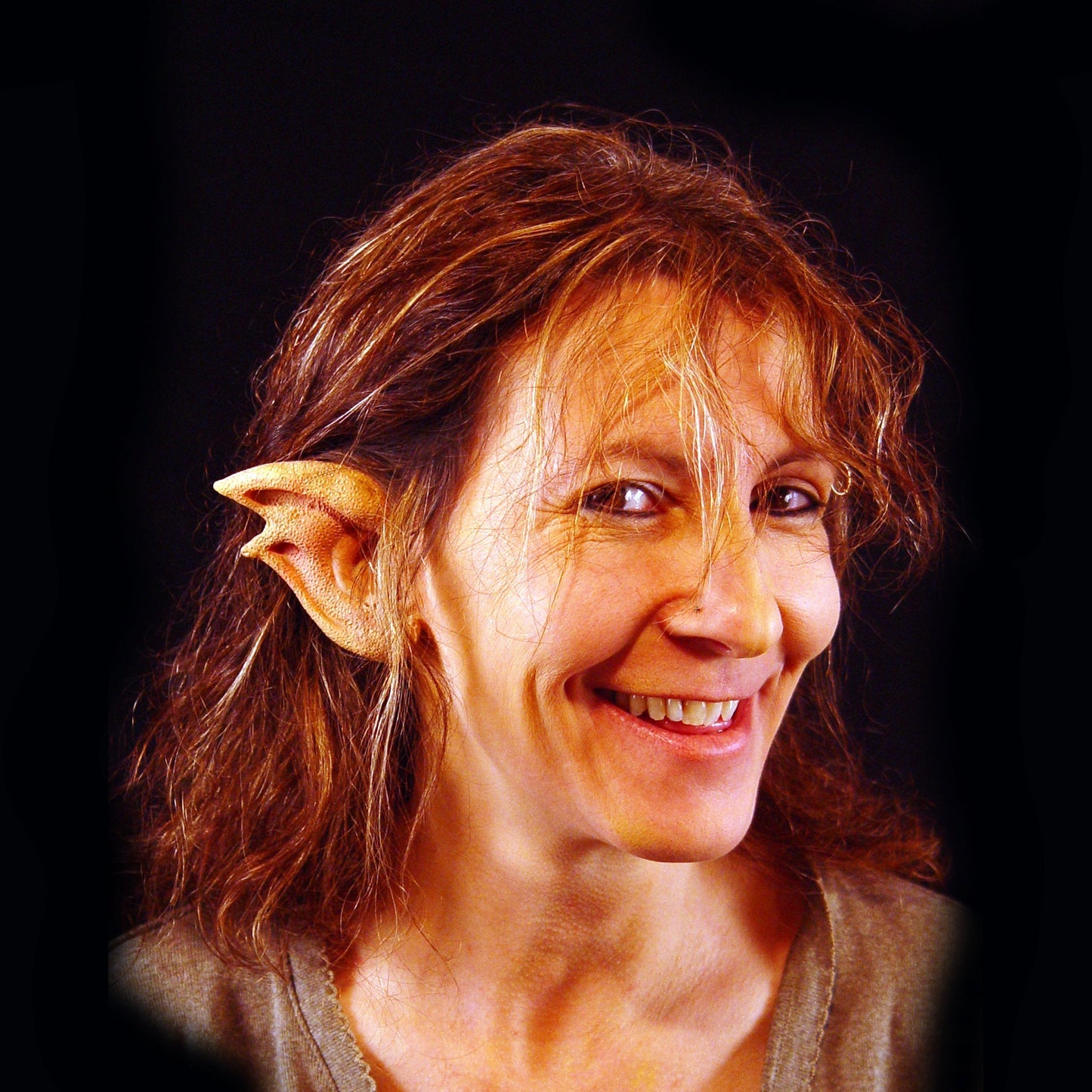 Double Tip Ears Foam Latex Prosthetic Set