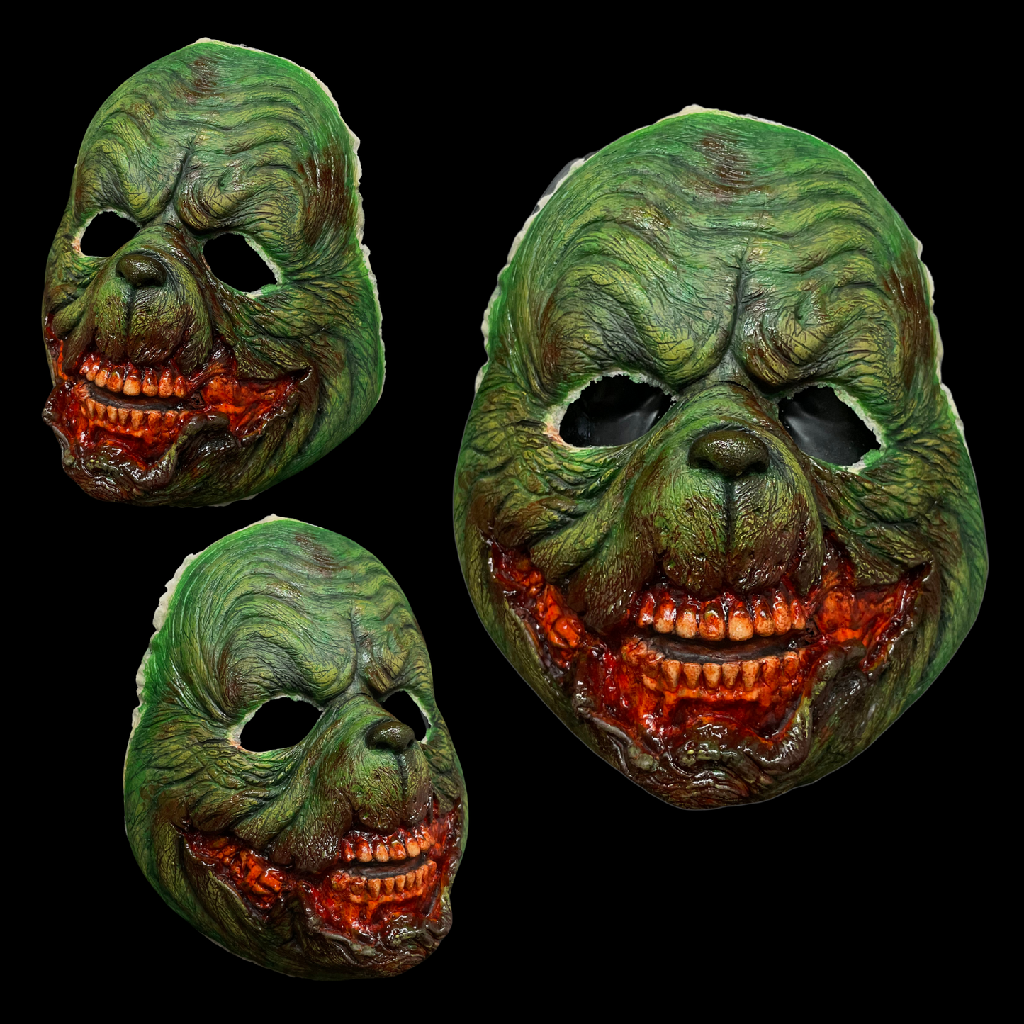 The Mean One Zombie Foam Latex Prosthetic