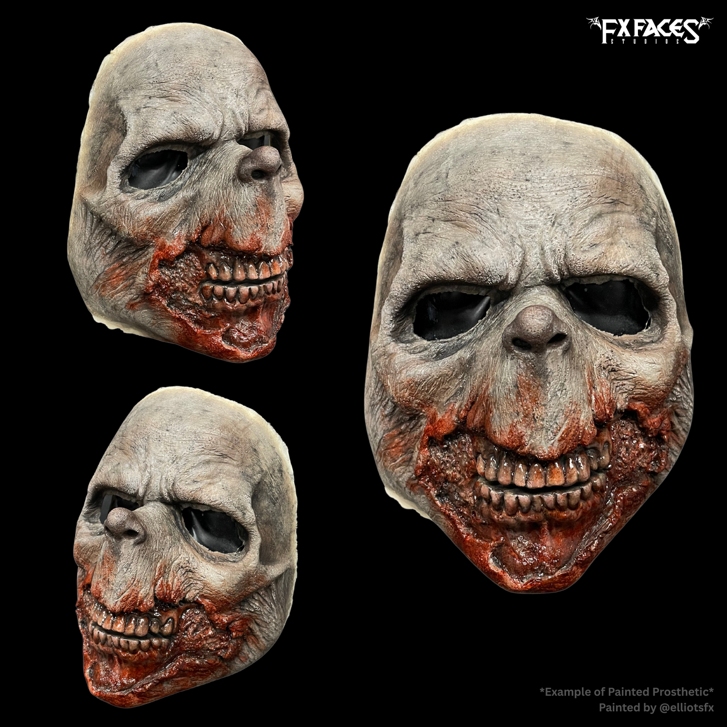 Zombie What-2 Foam Latex Prosthetic