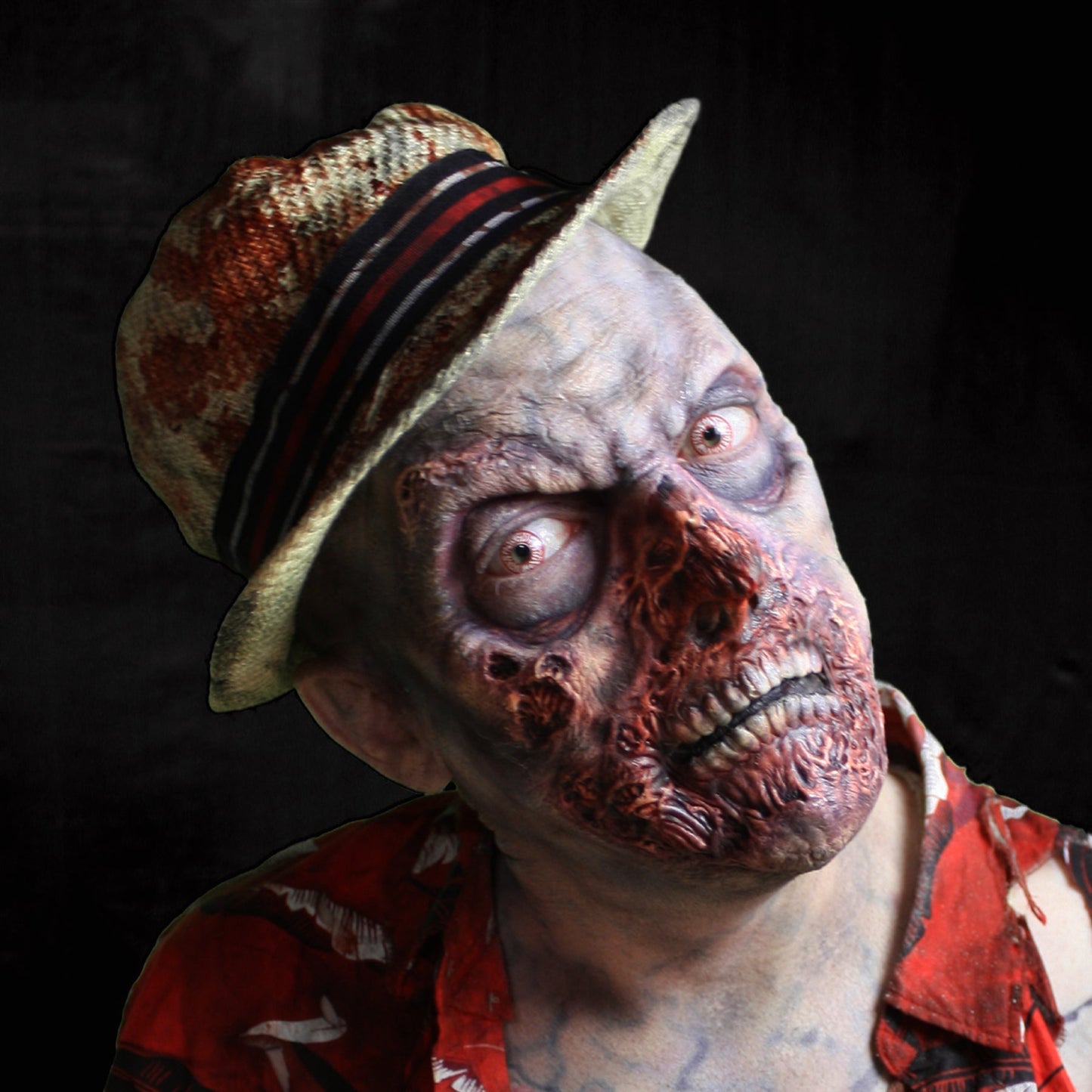Zombified Foam Latex Prosthetic